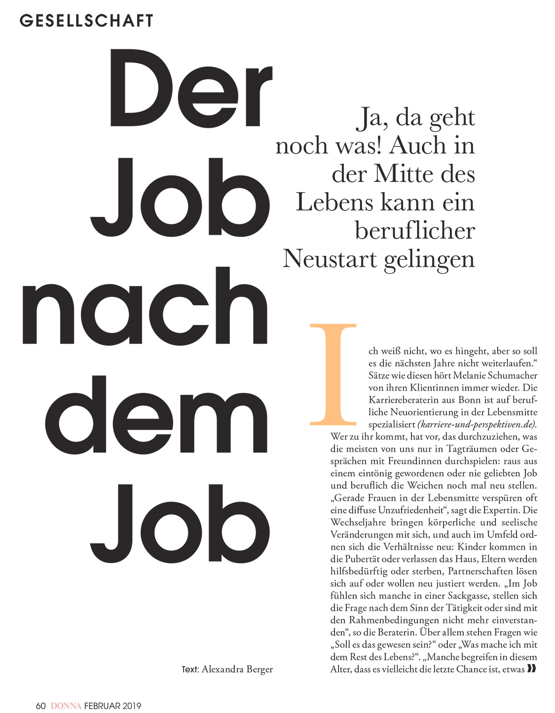 Der Job nach dem Job